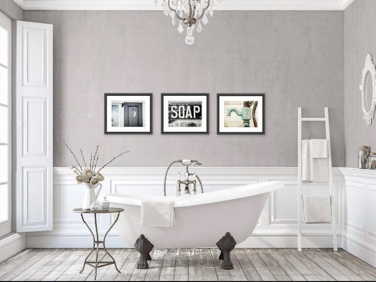 Wall Art For The Bathroom: Tips & Ideas